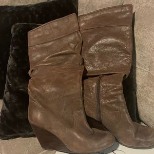 Jessica Simpson 11M Chocolate Brown Slouch Boots